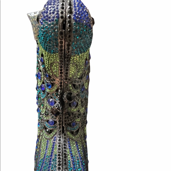 Jeweled Bird Evening Purse - Picture 3 of 10